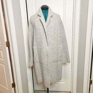 Vince Merino Wool Alpaca Brushed Shawl Knit Sweater Cardigan Oversized Coat